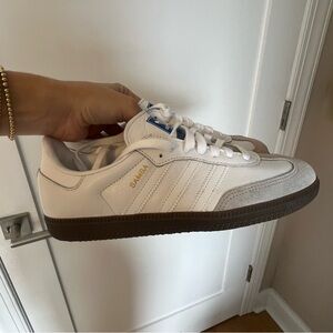 Adidas White Samba Sneaker